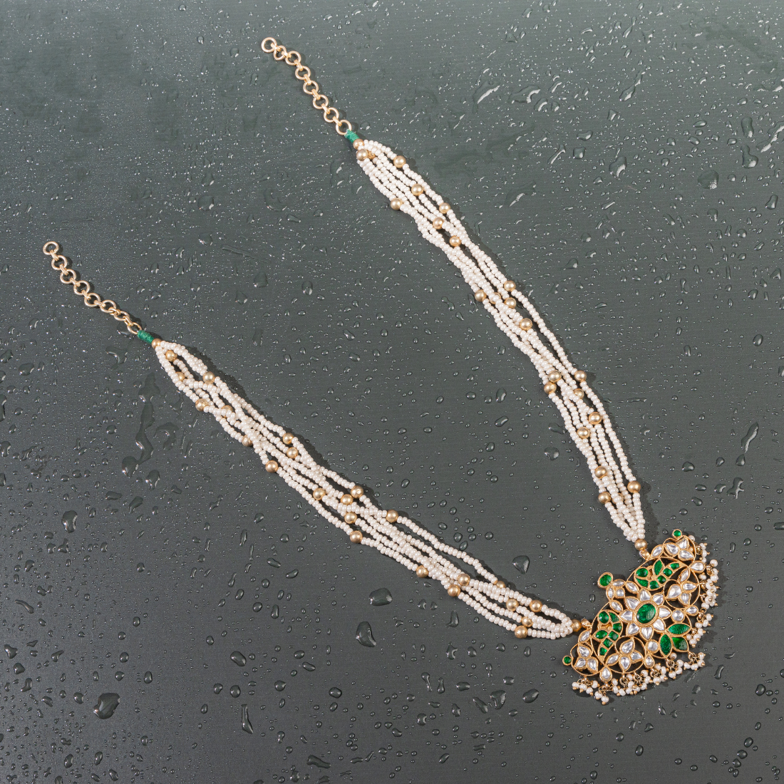 Neema Panna Motee Long Necklace