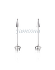 Niovi Trishul Silver Earrings