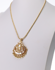 Amara Mother of Pearl Chandbali Pendant Necklace