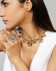 Neema Phool Charm Motee Necklace