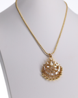 Amara Mother of Pearl Chandbali Pendant Necklace