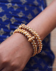 Niovi Ashia Gold Plated Silver Bangle